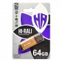 Купить ᐈ Кривой Рог ᐈ Низкая цена ᐈ Флеш-накопитель USB 64GB Hi-Rali Stark Series Gold (HI-64GBSTGD)