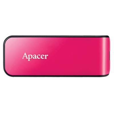 Купить ᐈ Кривой Рог ᐈ Низкая цена ᐈ Флеш-накопитель USB 32GB Apacer AH334 Pink (AP32GAH334P-1)