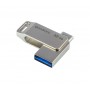 Купить ᐈ Кривой Рог ᐈ Низкая цена ᐈ Флеш-накопитель USB3.2 32GB OTG Type-C GOODRAM ODA3 Silver (ODA3-0320S0R11)