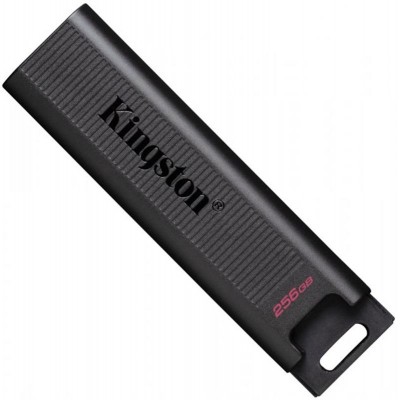 Купить ᐈ Кривой Рог ᐈ Низкая цена ᐈ Флеш-накопитель USB3.2 256GB Type-C Kingston DataTraveler Max Black (DTMAX/256GB)