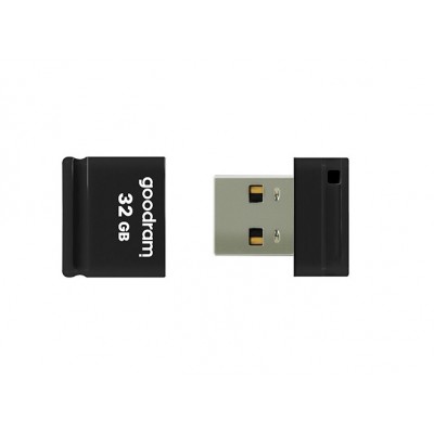 Купить ᐈ Кривой Рог ᐈ Низкая цена ᐈ Флеш-накопитель USB2.0 32GB GOODRAM UPI2 (Piccolo) Black (UPI2-0320K0R11)