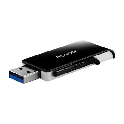 Купить ᐈ Кривой Рог ᐈ Низкая цена ᐈ Флеш-накопитель USB3.2 64GB Apacer AH350 Black (AP64GAH350B-1)