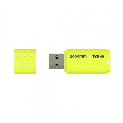 Купить ᐈ Кривой Рог ᐈ Низкая цена ᐈ Флеш-накопитель USB2.0 128GB GOODRAM UME2 Yellow (UME2-1280Y0R11)