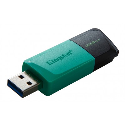 Купить ᐈ Кривой Рог ᐈ Низкая цена ᐈ Флеш-накопитель USB3.2 256GB Kingston DataTraveler Exodia M Black/Teal (DTXM/256GB)