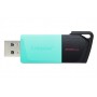 Купить ᐈ Кривой Рог ᐈ Низкая цена ᐈ Флеш-накопитель USB3.2 256GB Kingston DataTraveler Exodia M Black/Teal (DTXM/256GB)