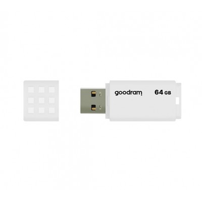 Купить ᐈ Кривой Рог ᐈ Низкая цена ᐈ Флеш-накопитель USB2.0 64GB GOODRAM UME2 White (UME2-0640W0R11)