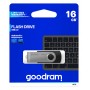 Купить ᐈ Кривой Рог ᐈ Низкая цена ᐈ Флеш-накопитель USB2.0 16GB GOODRAM UTS2 (Twister) Black (UTS2-0160K0R11)