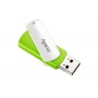 Купить ᐈ Кривой Рог ᐈ Низкая цена ᐈ Флеш-накопитель USB 32GB Apacer AH335 White/Green (AP32GAH335G-1)