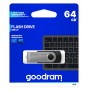 Купить ᐈ Кривой Рог ᐈ Низкая цена ᐈ Флеш-накопитель USB2.0 64GB GOODRAM UTS2 (Twister) Black (UTS2-0640K0R11)