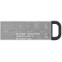 Купить ᐈ Кривой Рог ᐈ Низкая цена ᐈ Флеш-накопитель USB3.2 64GB Kingston DataTraveler Kyson Silver/Black (DTKN/64GB)