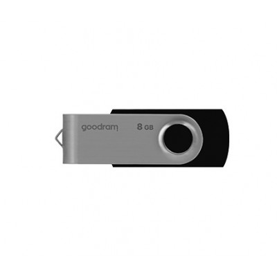 Купить ᐈ Кривой Рог ᐈ Низкая цена ᐈ Флеш-накопитель USB2.0 8GB GOODRAM UTS2 (Twister) Black (UTS2-0080K0R11)