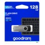 Купить ᐈ Кривой Рог ᐈ Низкая цена ᐈ Флеш-накопитель USB2.0 128GB GOODRAM UTS2 (Twister) Black (UTS2-1280K0R11)