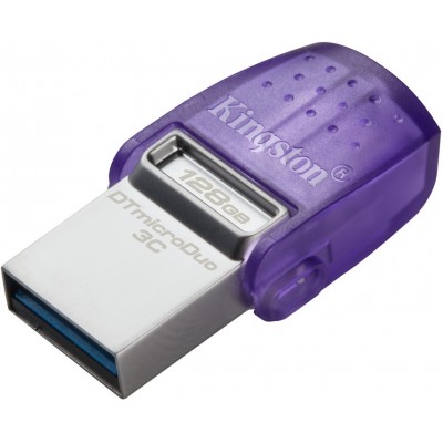 Купить ᐈ Кривой Рог ᐈ Низкая цена ᐈ Флеш-накопитель USB3.2 128GB Type-C Kingston DataTraveler microDuo 3C (DTDUO3CG3/128GB)