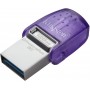 Купить ᐈ Кривой Рог ᐈ Низкая цена ᐈ Флеш-накопитель USB3.2 128GB Type-C Kingston DataTraveler microDuo 3C (DTDUO3CG3/128GB)