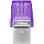 Купить ᐈ Кривой Рог ᐈ Низкая цена ᐈ Флеш-накопитель USB3.2 128GB Type-C Kingston DataTraveler microDuo 3C (DTDUO3CG3/128GB)