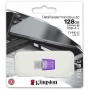 Купить ᐈ Кривой Рог ᐈ Низкая цена ᐈ Флеш-накопитель USB3.2 128GB Type-C Kingston DataTraveler microDuo 3C (DTDUO3CG3/128GB)