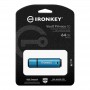 Купить ᐈ Кривой Рог ᐈ Низкая цена ᐈ Флеш-накопитель USB3.2 64GB Kingston IronKey Vault Privacy 50 Type-A Blue (IKVP50/64GB)