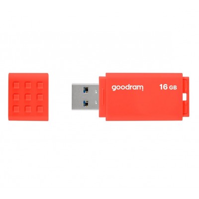 Купить ᐈ Кривой Рог ᐈ Низкая цена ᐈ Флеш-накопитель USB3.2 16GB GOODRAM UME3 Orange (UME3-0160O0R11)