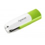 Купить ᐈ Кривой Рог ᐈ Низкая цена ᐈ Флеш-накопитель USB 64GB Apacer AH335 White/Green (AP64GAH335G-1)