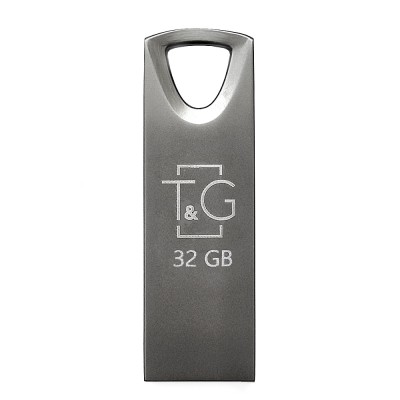 Купить ᐈ Кривой Рог ᐈ Низкая цена ᐈ Флеш-накопитель USB 32GB T&G 117 Metal Series (TG117BK-32G)