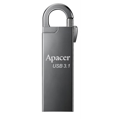 Купить ᐈ Кривой Рог ᐈ Низкая цена ᐈ Флеш-накопитель USB3.1 64GB Apacer AH15A Black (AP64GAH15AA-1)