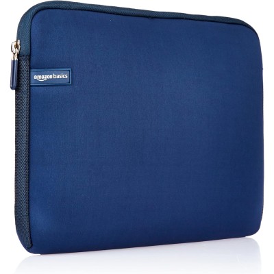 Купить ᐈ Кривой Рог ᐈ Низкая цена ᐈ Чехол для ноутбука Amazon Basics Sleeve 13.3" Navy Blue (B011J4C1MA)