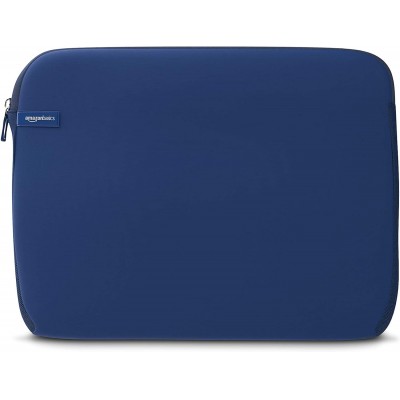 Купить ᐈ Кривой Рог ᐈ Низкая цена ᐈ Чехол для ноутбука Amazon Basics Sleeve 15.6" Navy Blue (B01EFMIL4U) 