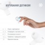 Купить ᐈ Кривой Рог ᐈ Низкая цена ᐈ Bluetooth-гарнитура Piko TWS-HalfMoon White (1283126583391)