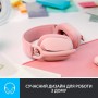 Купить ᐈ Кривой Рог ᐈ Низкая цена ᐈ Bluetooth-гарнитура Logitech Zone Vibe 100 Wireless Rose (981-001224)