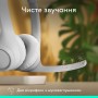 Купить ᐈ Кривой Рог ᐈ Низкая цена ᐈ Bluetooth-гарнитура Logitech Zone 300 Wireless Off-White (981-001417)