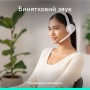 Купить ᐈ Кривой Рог ᐈ Низкая цена ᐈ Bluetooth-гарнитура Logitech Zone 300 Wireless Off-White (981-001417)