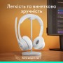 Купить ᐈ Кривой Рог ᐈ Низкая цена ᐈ Bluetooth-гарнитура Logitech Zone 300 Wireless Off-White (981-001417)