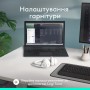 Купить ᐈ Кривой Рог ᐈ Низкая цена ᐈ Bluetooth-гарнитура Logitech Zone 300 Wireless Off-White (981-001417)