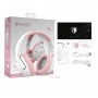 Купить ᐈ Кривой Рог ᐈ Низкая цена ᐈ Bluetooth-гарнитура Sades SA-205 Whisper White/Pink (sa205whp)