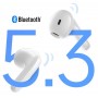 Купить ᐈ Кривой Рог ᐈ Низкая цена ᐈ Bluetooth-гарнитура Xiaomi Redmi Buds 4 Lite White (BHR6919GL)_