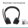 Купить ᐈ Кривой Рог ᐈ Низкая цена ᐈ Bluetooth-гарнитура Logitech Zone 300 Wireless Black (981-001407)