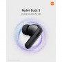 Купить ᐈ Кривой Рог ᐈ Низкая цена ᐈ Bluetooth-гарнитура Xiaomi Redmi Buds 5 Black (BHR7627GL)_