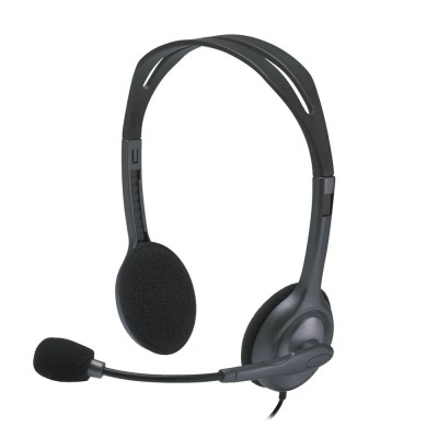 Купить ᐈ Кривой Рог ᐈ Низкая цена ᐈ Гарнитура Logitech H111 Stereo (981-000593)