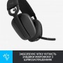 Купить ᐈ Кривой Рог ᐈ Низкая цена ᐈ Bluetooth-гарнитура Logitech Zone Vibe 100 Wireless Graphite (981-001213)