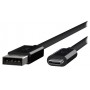 Купить ᐈ Кривой Рог ᐈ Низкая цена ᐈ Кабель Belkin USB3.1-USB Type-C, 1м Black OEM (F2CU029bt1M-BLK)_OEM