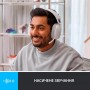 Купить ᐈ Кривой Рог ᐈ Низкая цена ᐈ Bluetooth-гарнитура Logitech Zone Vibe 100 Wireless Off-White (981-001219)