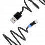 Купить ᐈ Кривой Рог ᐈ Низкая цена ᐈ Кабель SkyDolphin S59KIT Magnetic USB - Lightning + microUSB + Type-C 1м, Black (USB-000547)