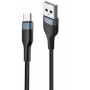 Купити Кабель Foneng X51 Spiral Braided Cable USB - USB Type-C (M/M), 3 A, 1 м, Black (X51-CA-TC)ᐈ Кривий Ріг ᐈ Замовити по низь