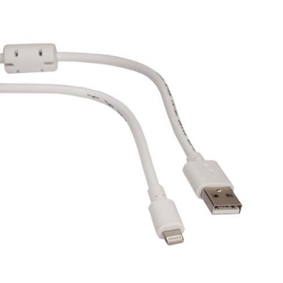 Купить ᐈ Кривой Рог ᐈ Низкая цена ᐈ Кабель Sumdex USB - Lighting (M/M), 1.5 м, White (DCI-2150WT)_OEM