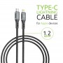 Купить ᐈ Кривой Рог ᐈ Низкая цена ᐈ Кабель Intaleo CBGPD30WTL1 USB Type-C - Lightning (M/M), 1.2 м, Grey (1283126518089)