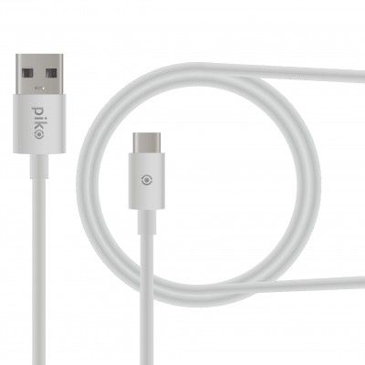 Купить ᐈ Кривой Рог ᐈ Низкая цена ᐈ Кабель Piko CB-UT11 USB - USB Type-C (M/M), 1.2 м, White (1283126477522)