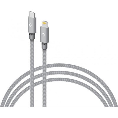 Купить ᐈ Кривой Рог ᐈ Низкая цена ᐈ Кабель Intaleo CBGNYTL1 USB Type-C - Lightning (M/M), 30W, 1 м, Grey (1283126559587)