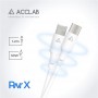 Купить ᐈ Кривой Рог ᐈ Низкая цена ᐈ Кабель ACCLAB PwrX USB Type-C - Lightning (M/M), 30 W, 1.2 м, White (1283126559556)