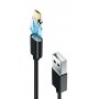 Купить ᐈ Кривой Рог ᐈ Низкая цена ᐈ Кабель Grand-X USB - micro USB (M/M), магнитный, 1 м, Black (MG-01M)