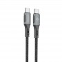 Купить ᐈ Кривой Рог ᐈ Низкая цена ᐈ Кабель Intaleo CBGPD60WTT2 USB Type-C - USB Type-C (M/M), 2 м, Grey (1283126518102)